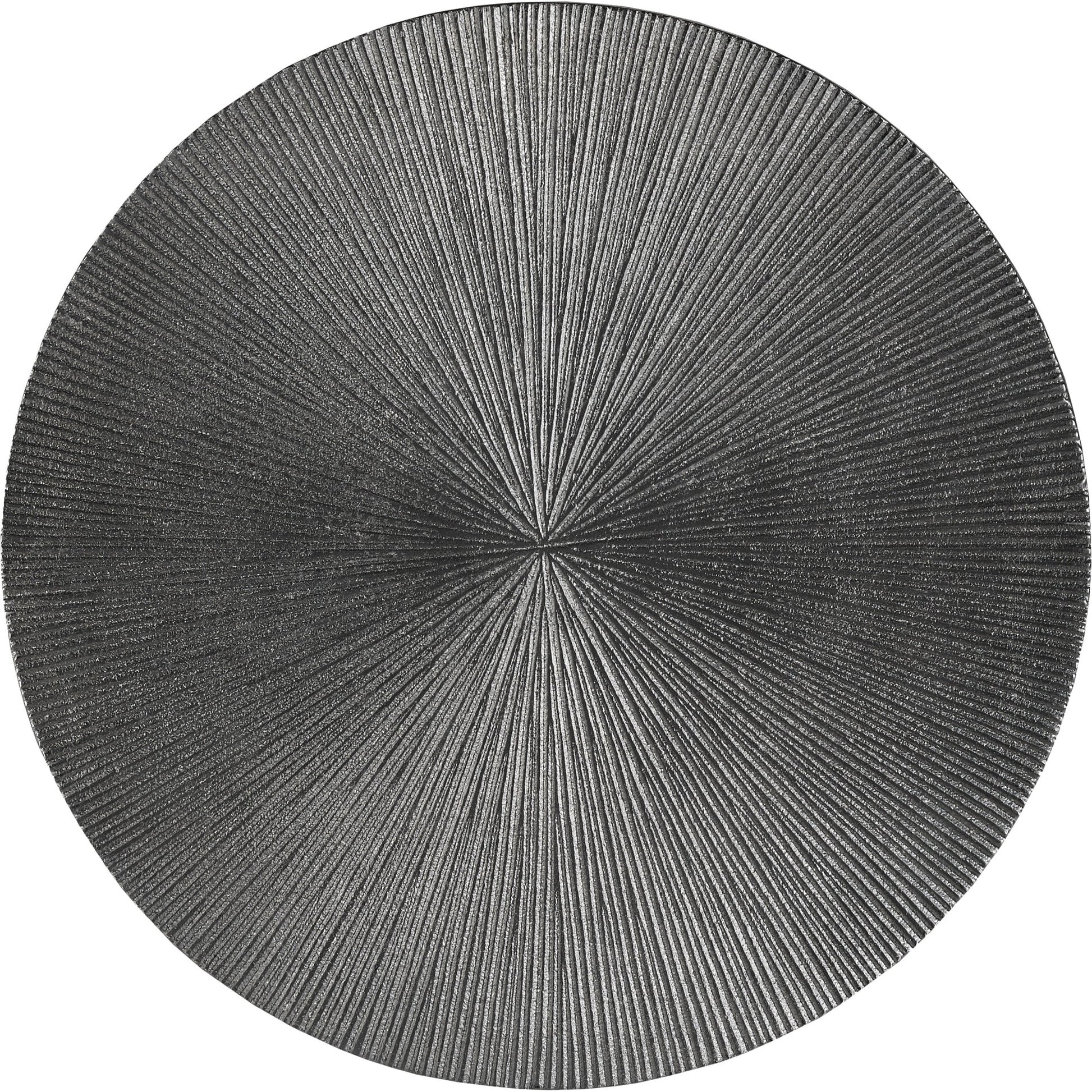 Tulee Accent Table by Currey and Company in antique black. Made from cast aluminum in a eclectic & global style.