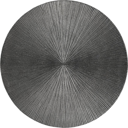 Tulee Accent Table by Currey and Company in antique black. Made from cast aluminum in a eclectic & global style.