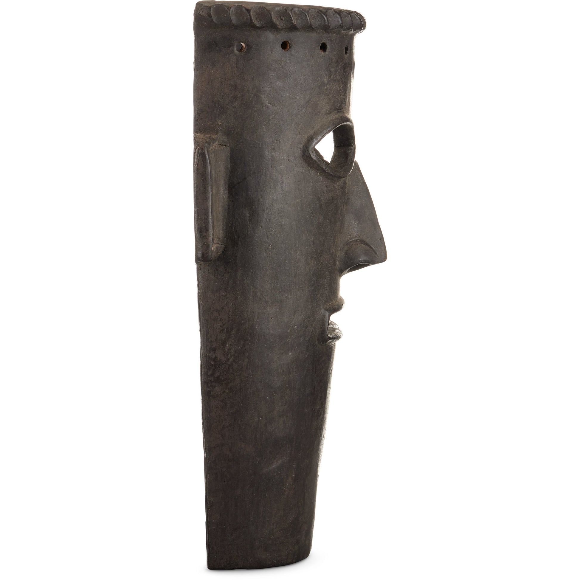 Etu Mask Set by Currey and Company. Made from clay in a eclectic & global style.