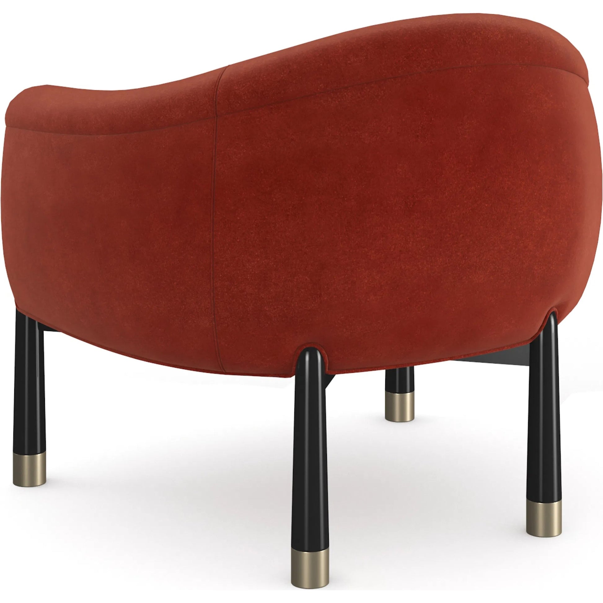 Baton Accent Chair by Caracole in chocolate truffle, whisper of gold. Made from unique in a eclectic & global style.