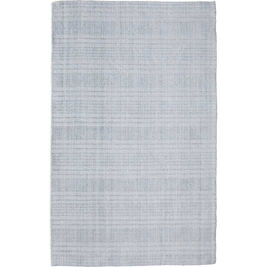 Highview Stripes Rug - T34T8017 by Feizy in ivory, blue. Made from polyester in a unique style.