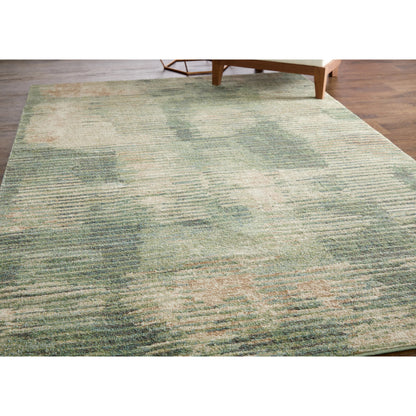 Eden EDN39QYF Rug by Feizy in green, ivory, brown. Made from polypropylene in a unique style.