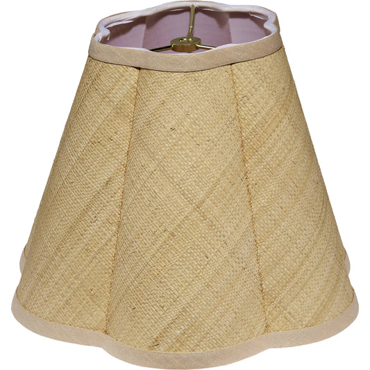 Scalloped Lamp Shade by Jamie Young. Made from unique in a modern style.
