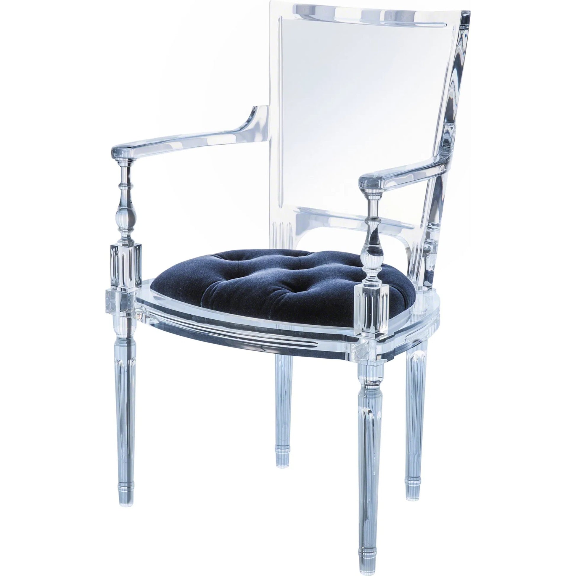 Marilyn Arm Chair by Global Views. Made from acrylic in a transitional style.