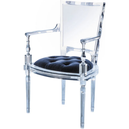 Marilyn Arm Chair by Global Views. Made from acrylic in a transitional style.