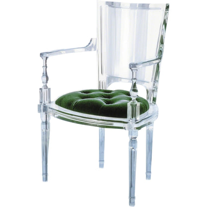 Marilyn Arm Chair by Global Views. Made from acrylic in a transitional style.