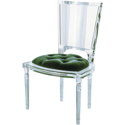 Marilyn Acrylic Side Chair by Global Views. Made from unique in a transitional style.