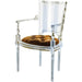 Marilyn Arm Chair by Global Views. Made from acrylic in a transitional style.