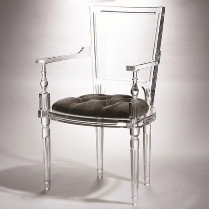 Marilyn Arm Chair by Global Views. Made from acrylic in a transitional style.