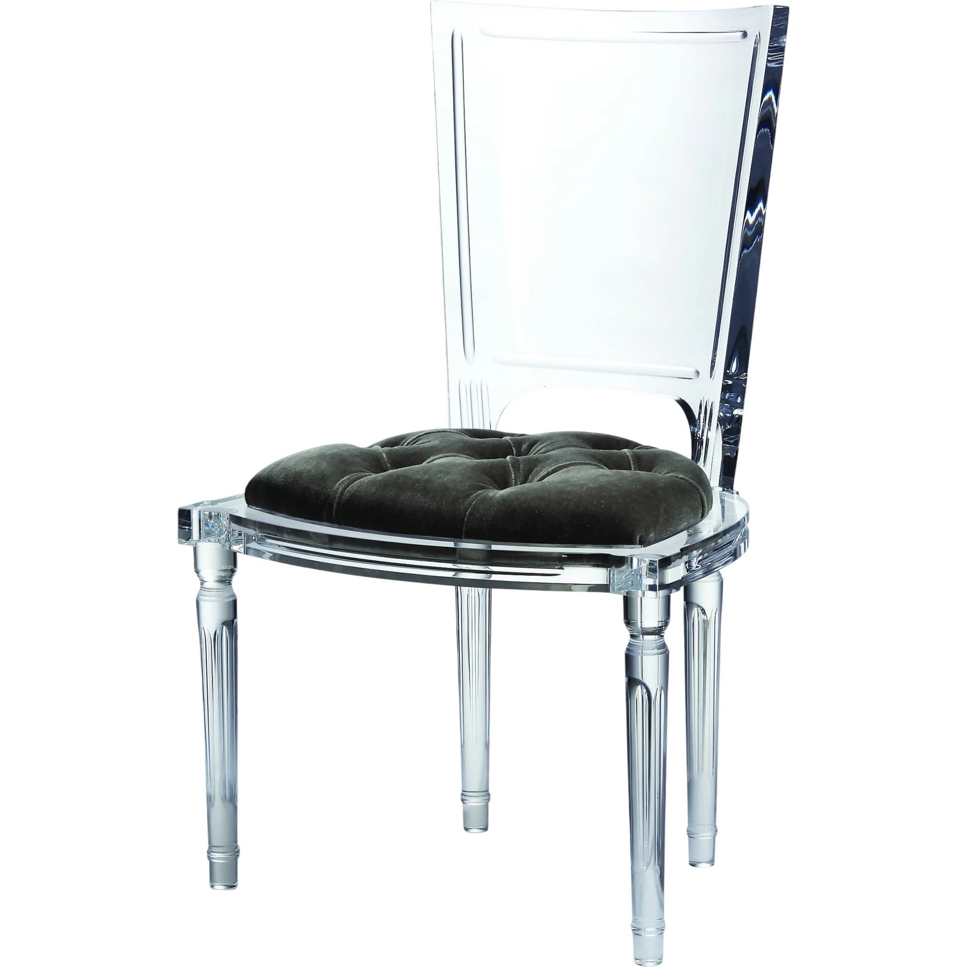 Marilyn Acrylic Side Chair by Global Views. Made from unique in a transitional style.
