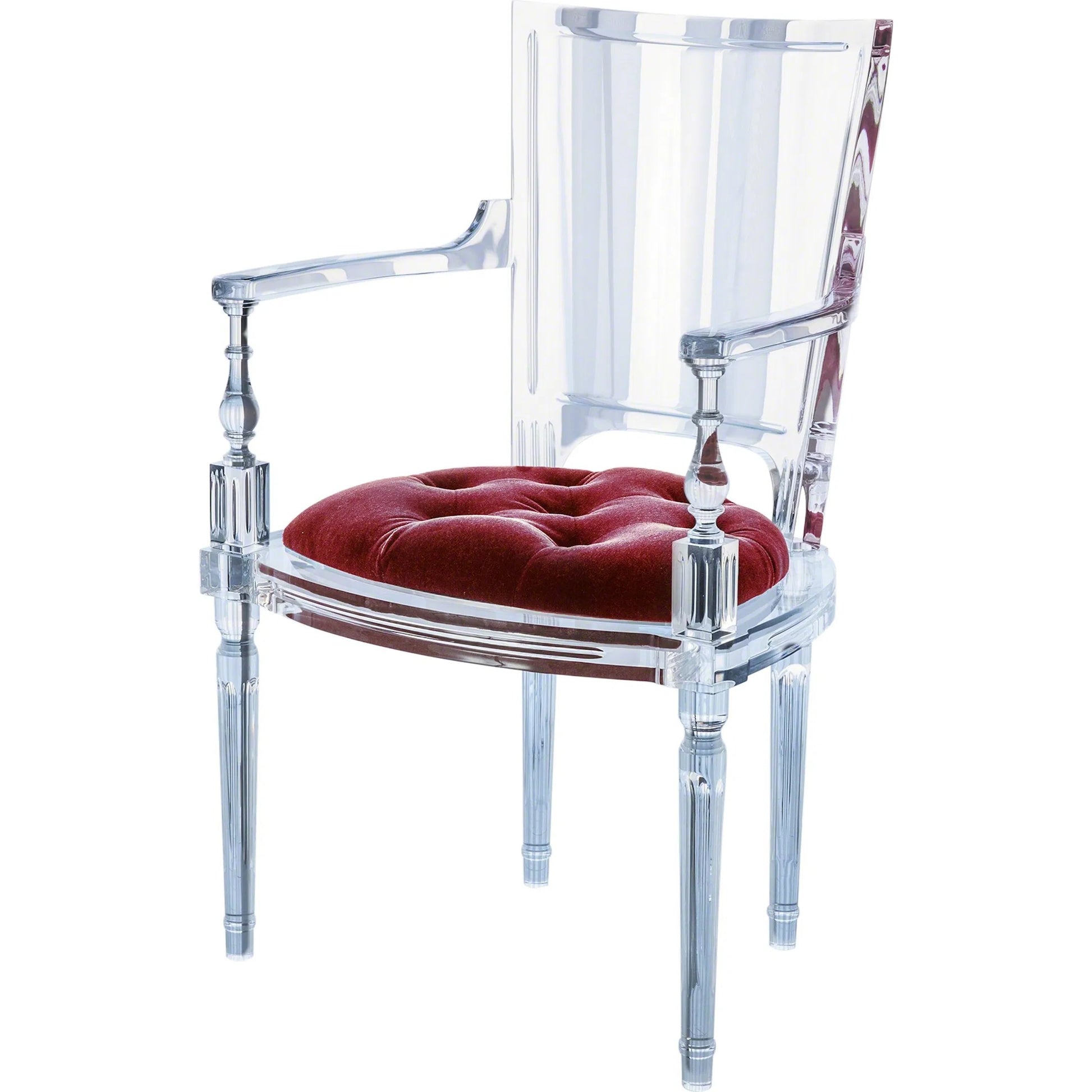 Marilyn Arm Chair by Global Views. Made from acrylic in a transitional style.