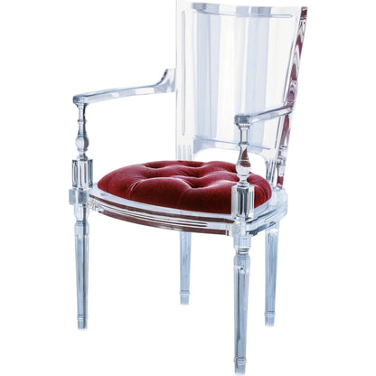 Marilyn Arm Chair by Global Views. Made from acrylic in a transitional style.