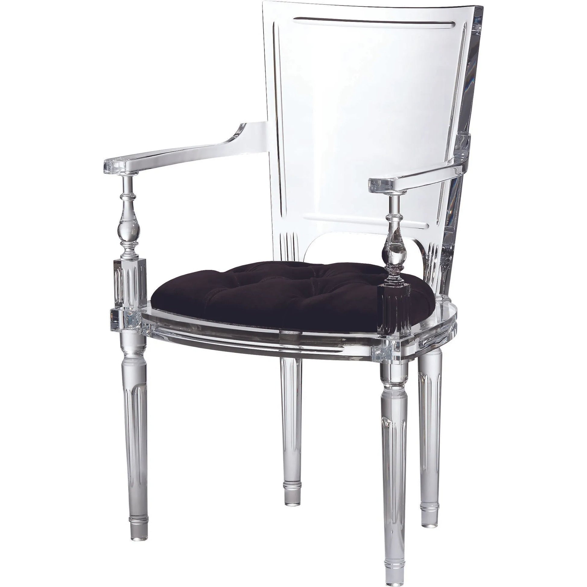 Marilyn Arm Chair by Global Views. Made from acrylic in a transitional style.