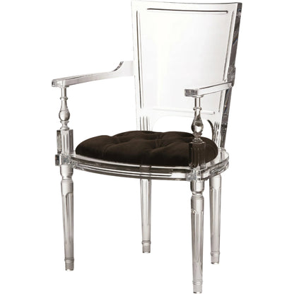Marilyn Arm Chair by Global Views. Made from acrylic in a transitional style.