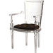 Marilyn Arm Chair by Global Views. Made from acrylic in a transitional style.