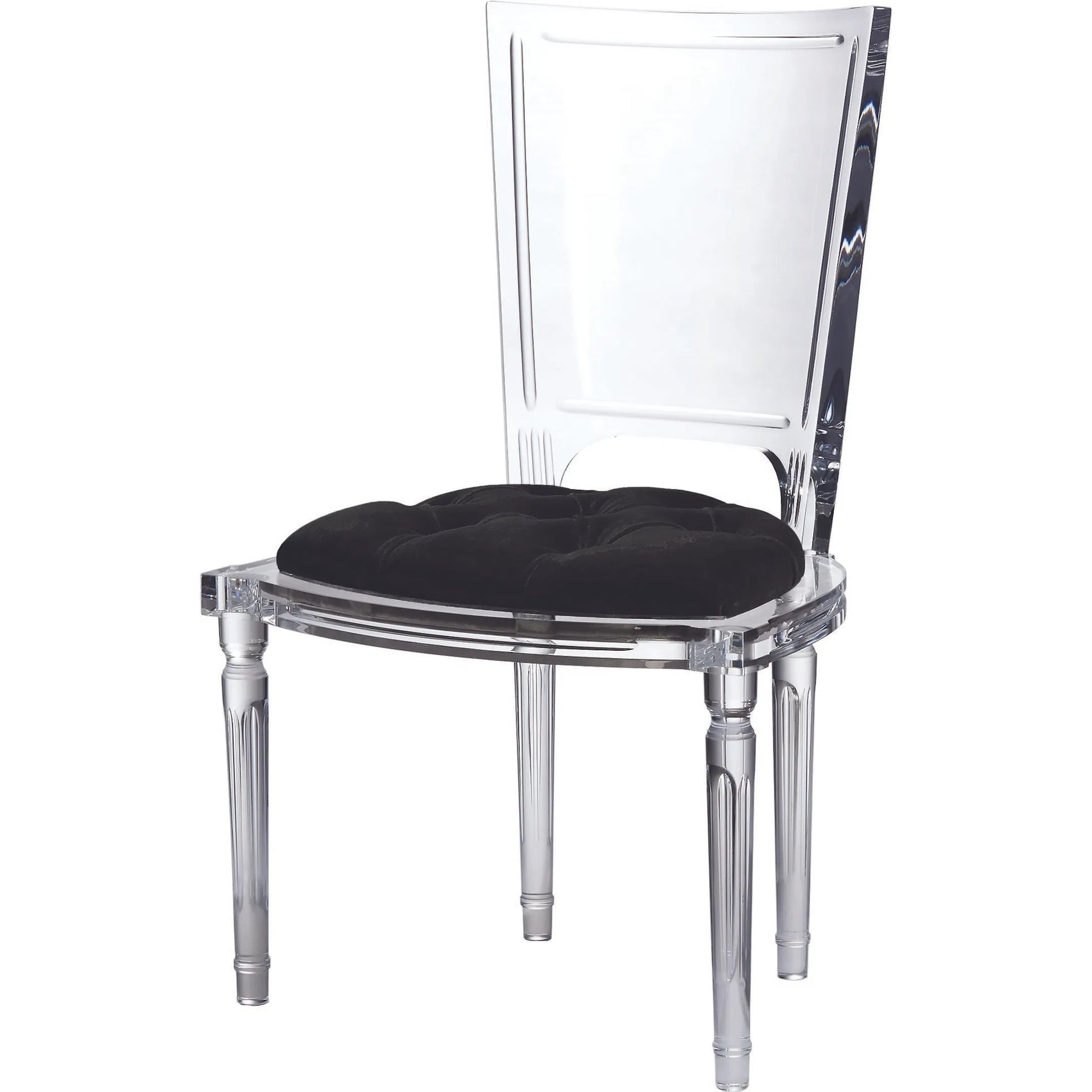 Marilyn Acrylic Side Chair by Global Views. Made from unique in a transitional style.