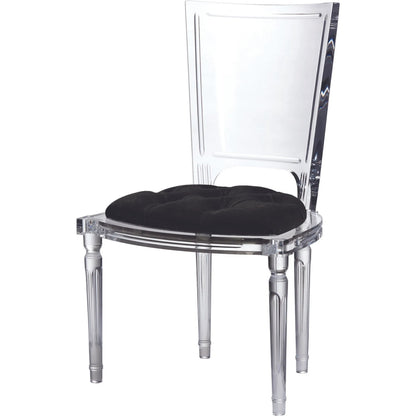 Marilyn Acrylic Side Chair by Global Views. Made from unique in a transitional style.