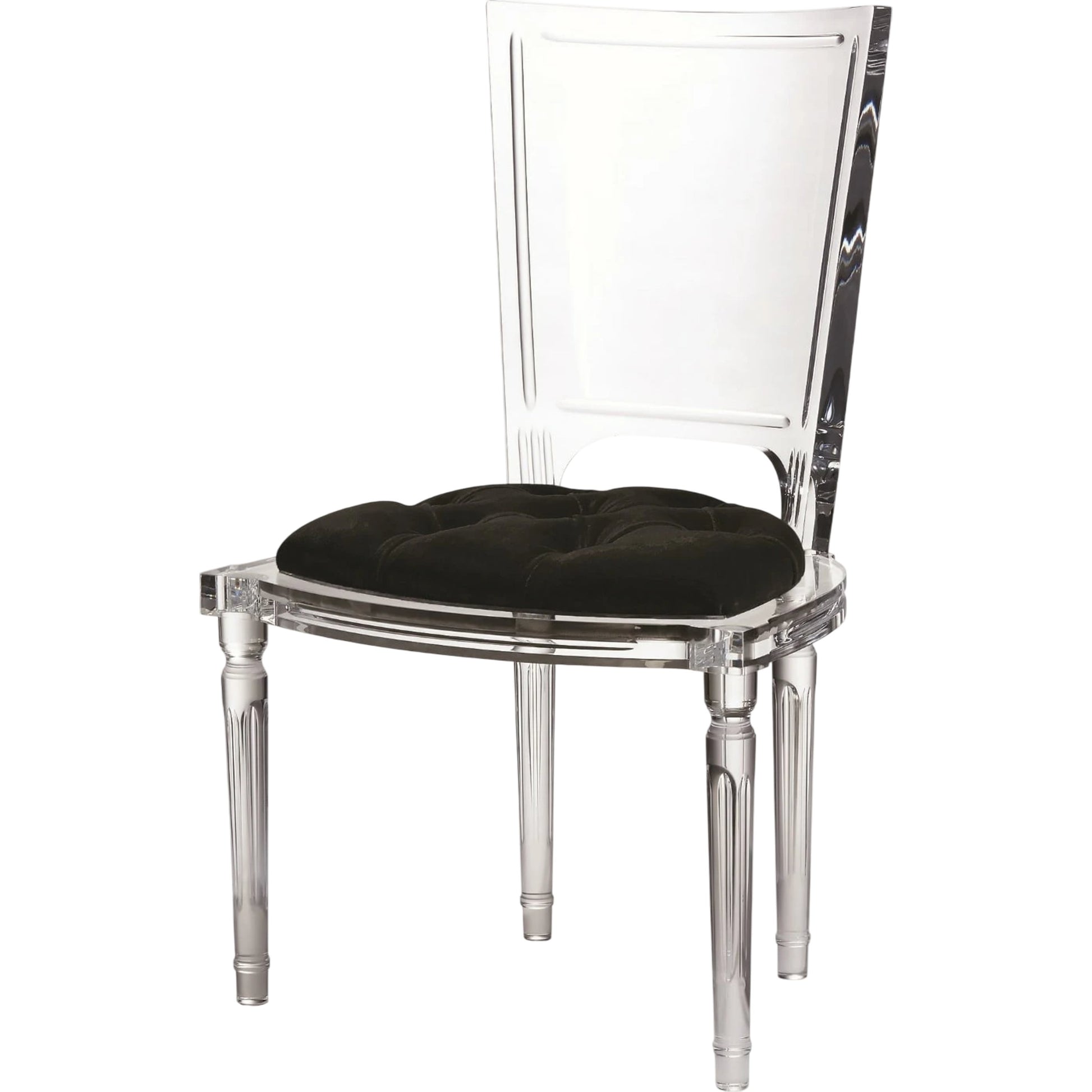 Marilyn Acrylic Side Chair by Global Views. Made from unique in a transitional style.