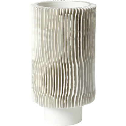 Radiator Vase by Global Views. Made from ceramic in a coastal style.