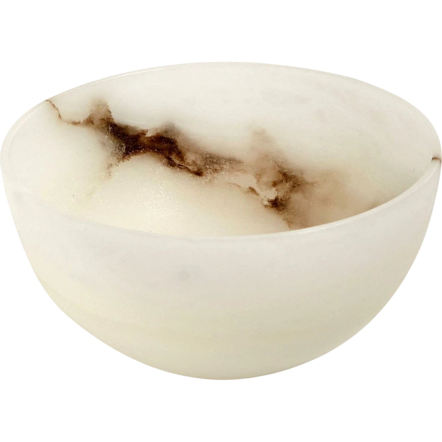 001 SR-827875 | Primary Silo | Mini Alabaster Bowl by Global Views. Made from alabaster in a eclectic & global style.