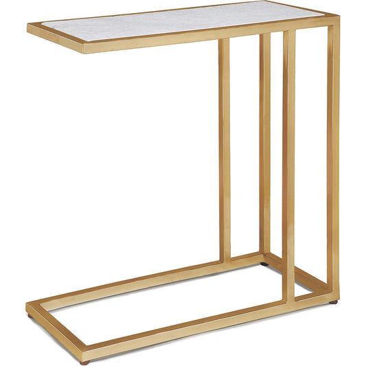 Echelon Sofa Hugger Table by Regina Andrew. Made from steel in a modern style.