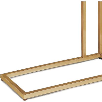 Echelon Sofa Hugger Table by Regina Andrew. Made from steel in a modern style.