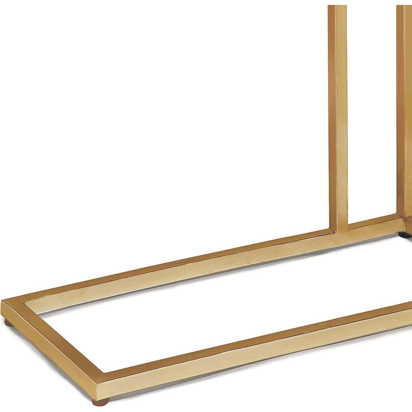 006 S-341562 | Closeup | Echelon Sofa Hugger Table by Regina Andrew. Made from steel in a modern style.
