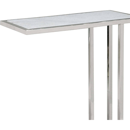 Echelon Sofa Hugger Table by Regina Andrew. Made from steel in a modern style.