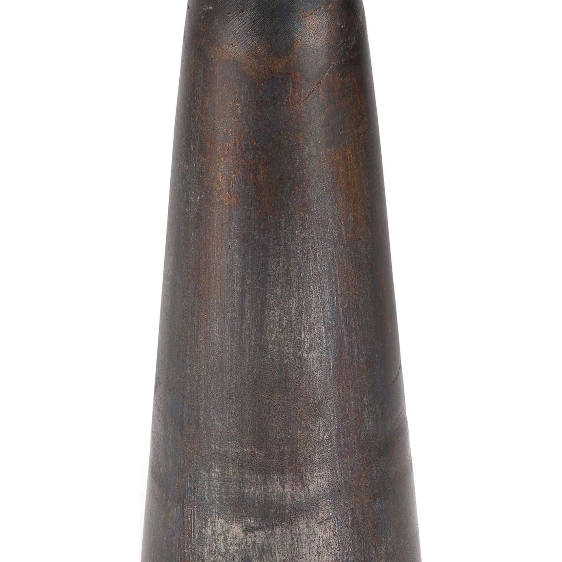 Ellis Table by Regina Andrew in ebony and blackened iron. Made from aluminum in a eclectic & global style.