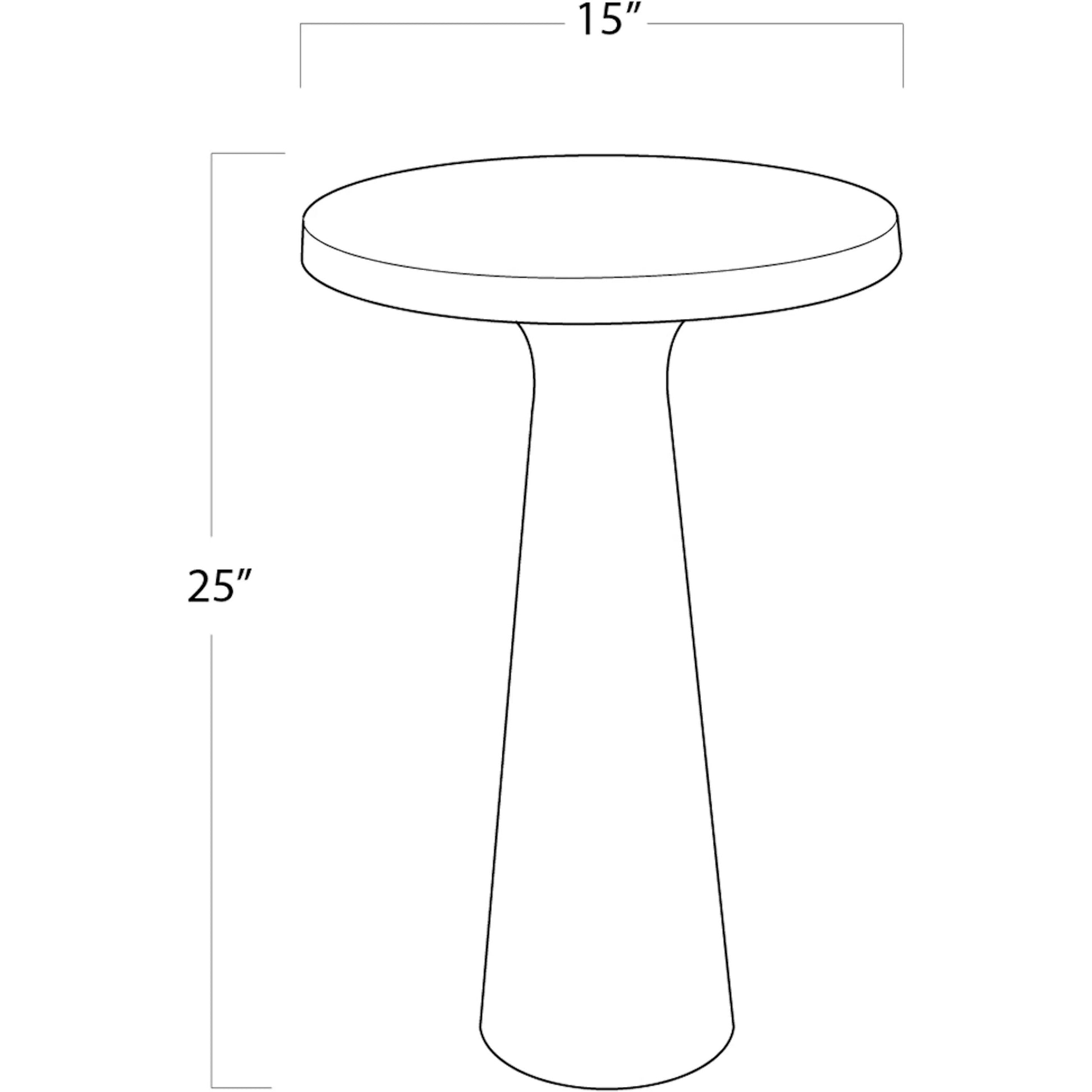 Ellis Table by Regina Andrew in ebony and blackened iron. Made from aluminum in a eclectic & global style.