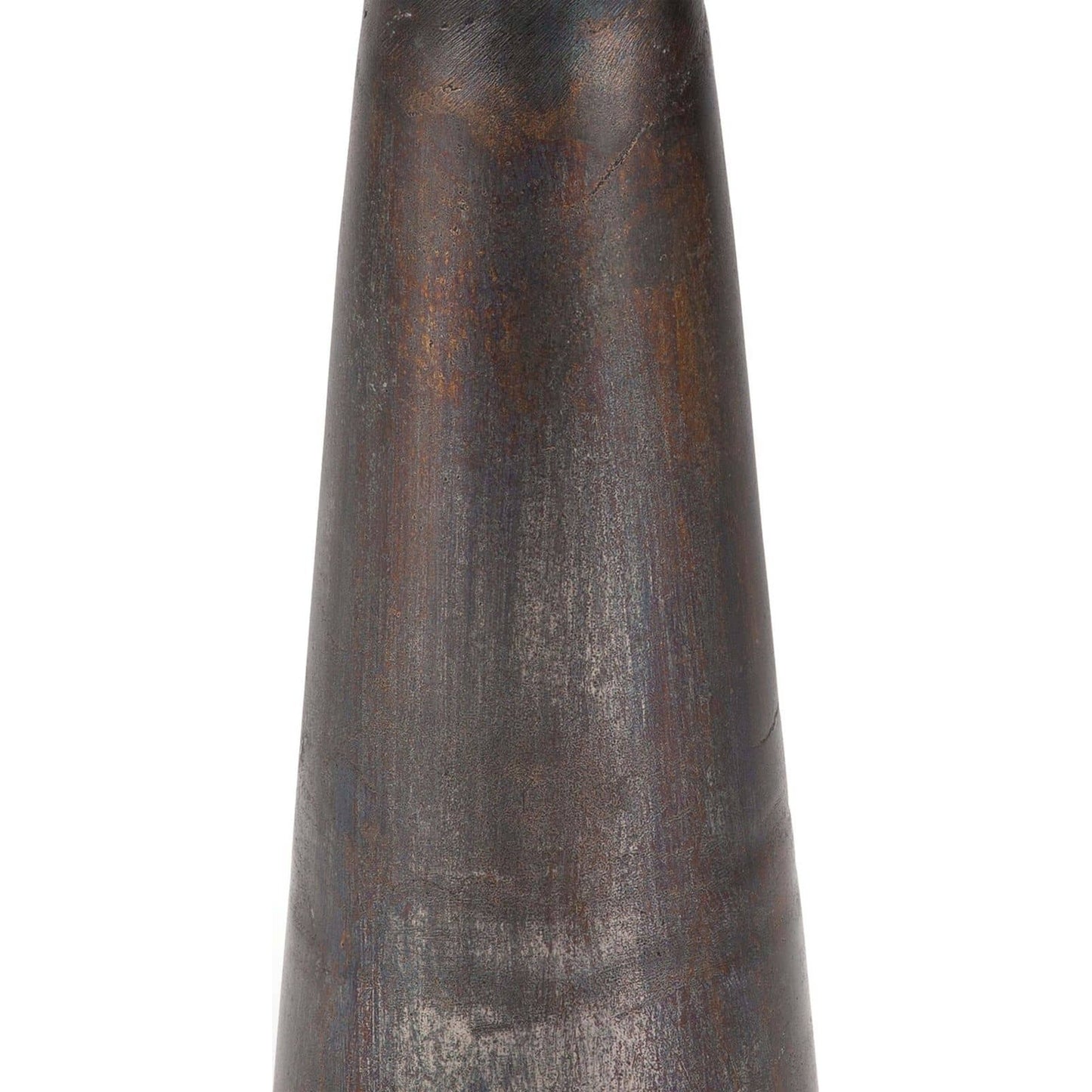 004 S-341564 | Closeup | Ellis Table by Regina Andrew in ebony and blackened iron. Made from aluminum in a eclectic & global style.