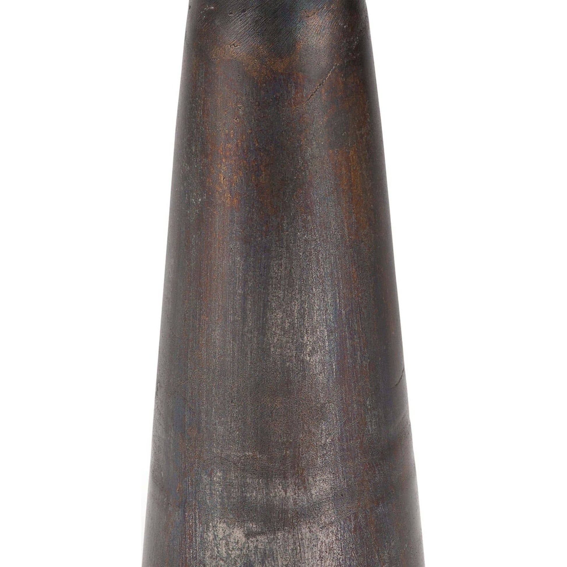 Ellis Table by Regina Andrew in ebony and blackened iron. Made from aluminum in a eclectic & global style.