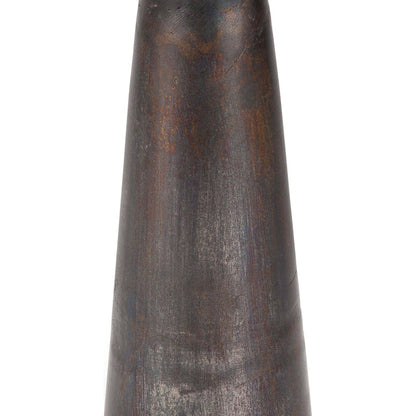 Ellis Table by Regina Andrew in ebony and blackened iron. Made from aluminum in a eclectic & global style.