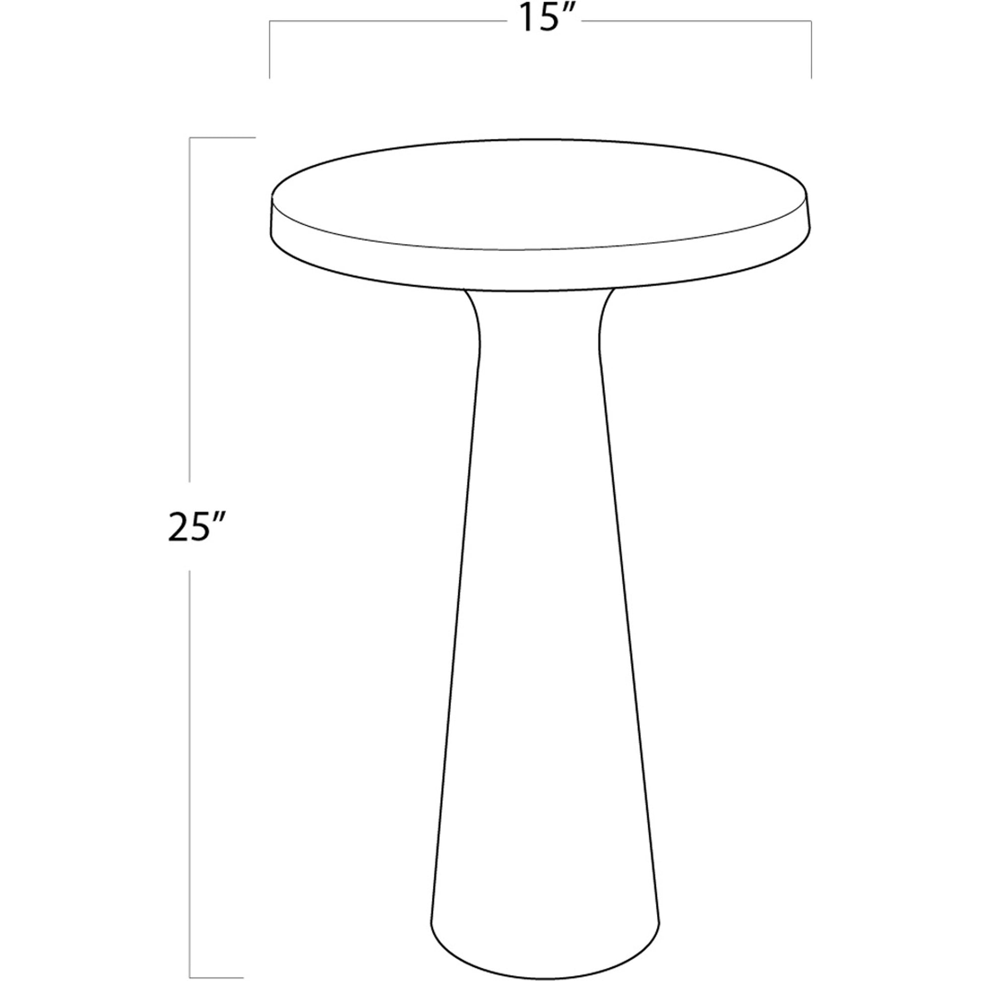 Ellis Table by Regina Andrew in ebony and blackened iron. Made from aluminum in a eclectic & global style.