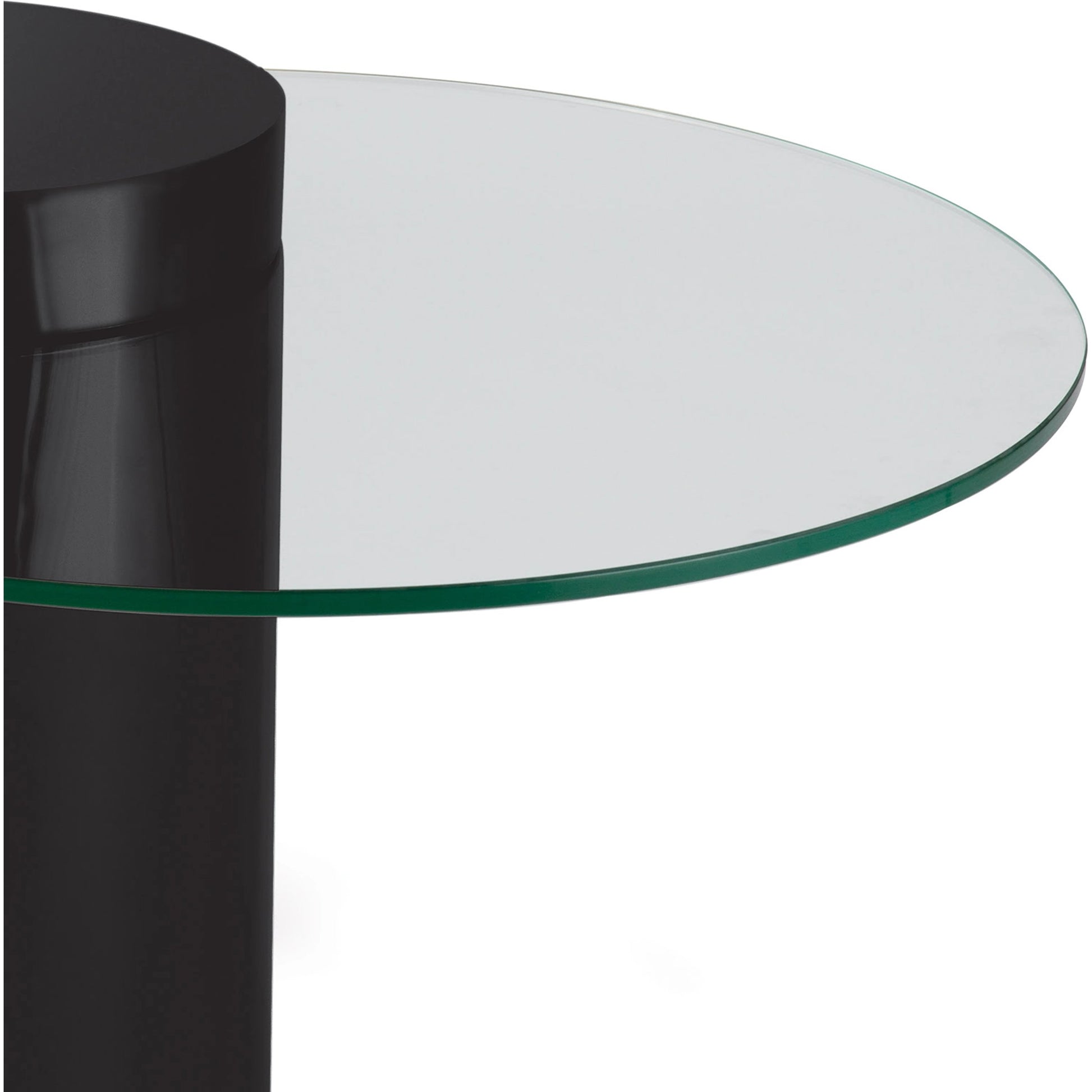 Odette Side Table by Regina Andrew in black. Made from stainless steel in a modern style.