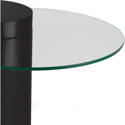Odette Side Table by Regina Andrew in black. Made from stainless steel in a modern style.