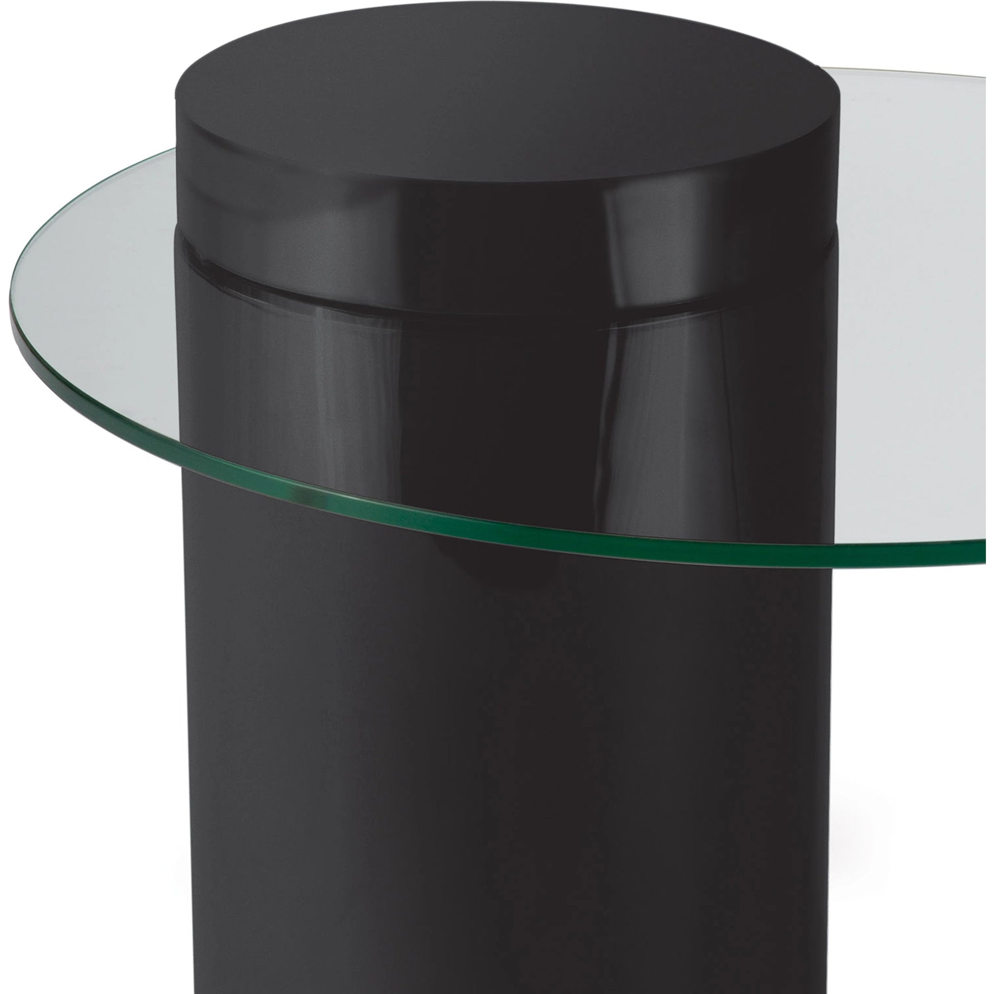 Odette Side Table by Regina Andrew in black. Made from stainless steel in a modern style.