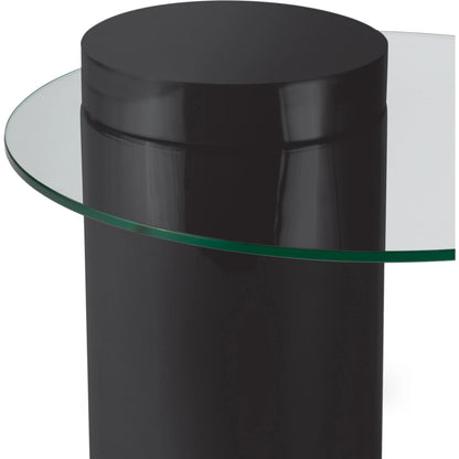 Odette Side Table by Regina Andrew in black. Made from stainless steel in a modern style.