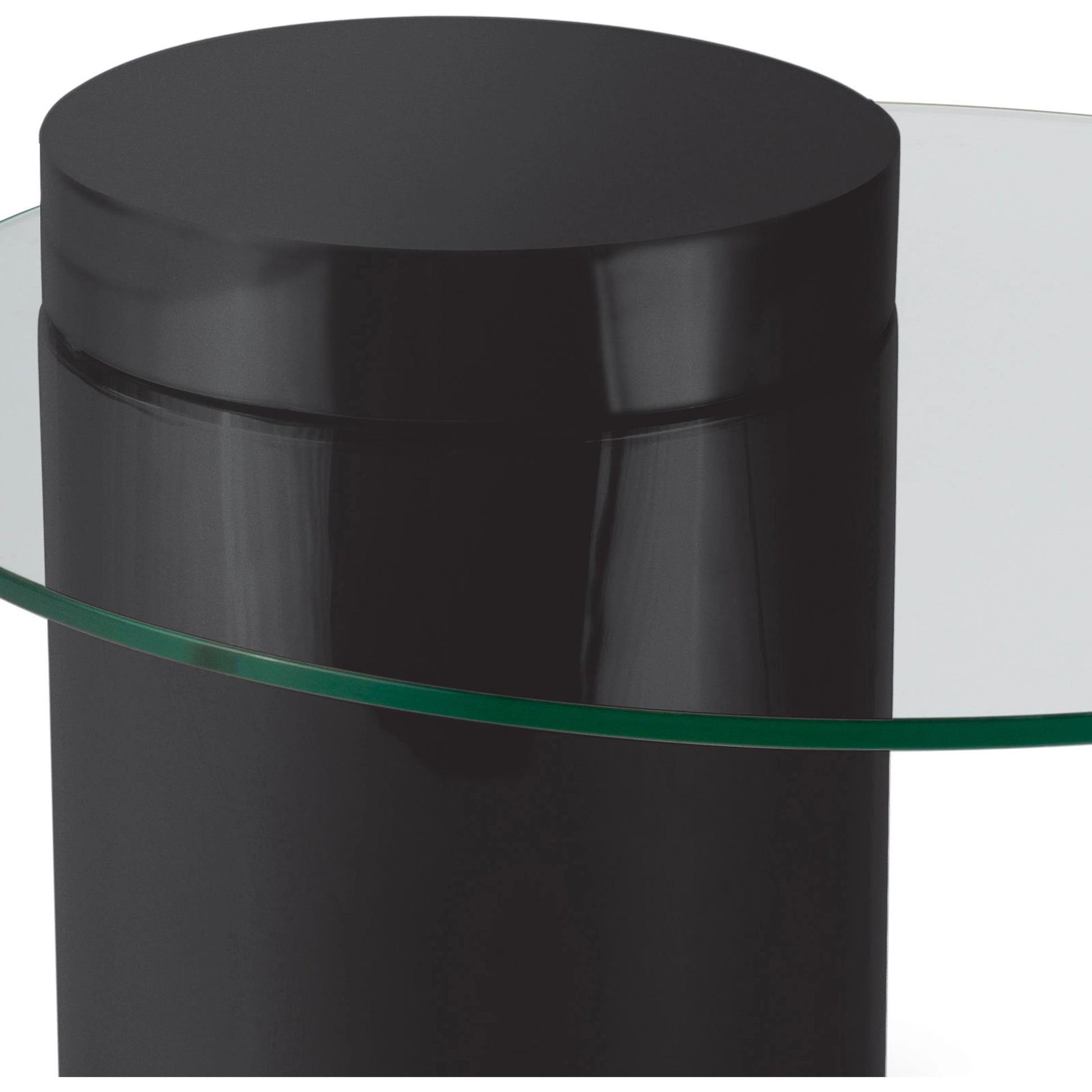 Odette Side Table by Regina Andrew in black. Made from stainless steel in a modern style.