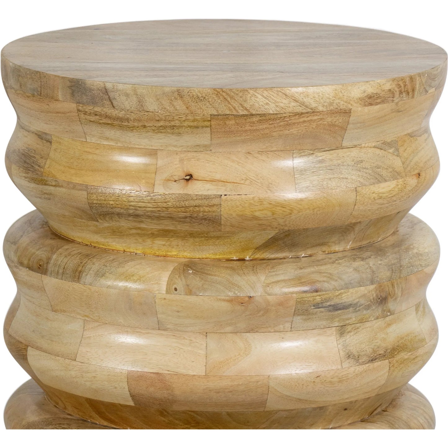 002 SI-2262840 | Closeup | Aria Wood Accent Table by Regina Andrew in natural. Made from mango wood in a transitional style.