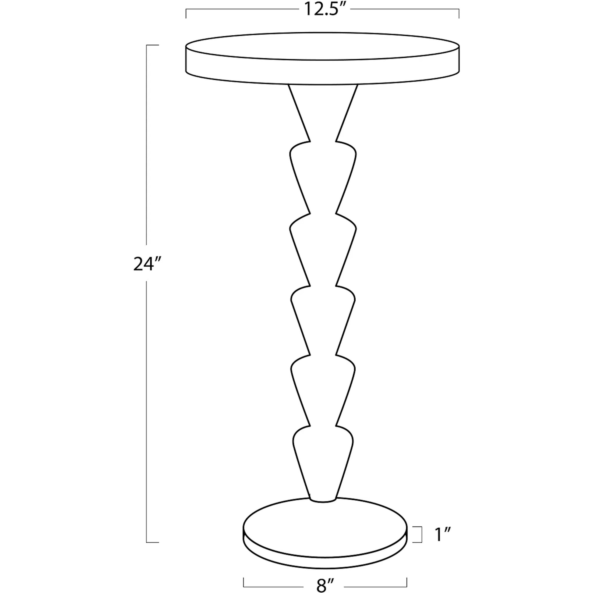 Patricia Jade Accent Table by Regina Andrew in natural jade. Made from jade in a modern style.
