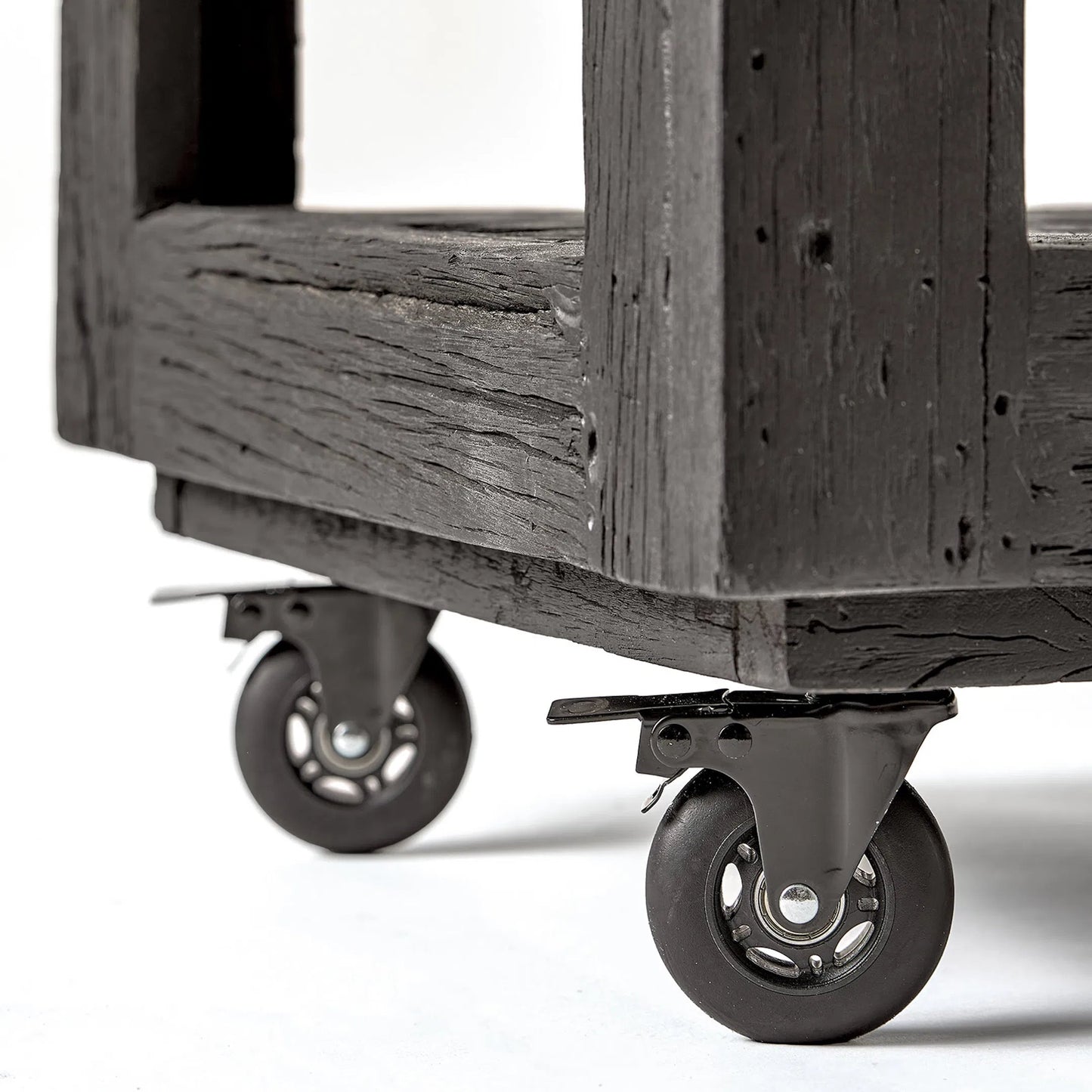 000 SI-2629035 | Closeup | Toscana Console Table by Regina Andrew in black and black. Made from reclaimed wood in a unique style.
