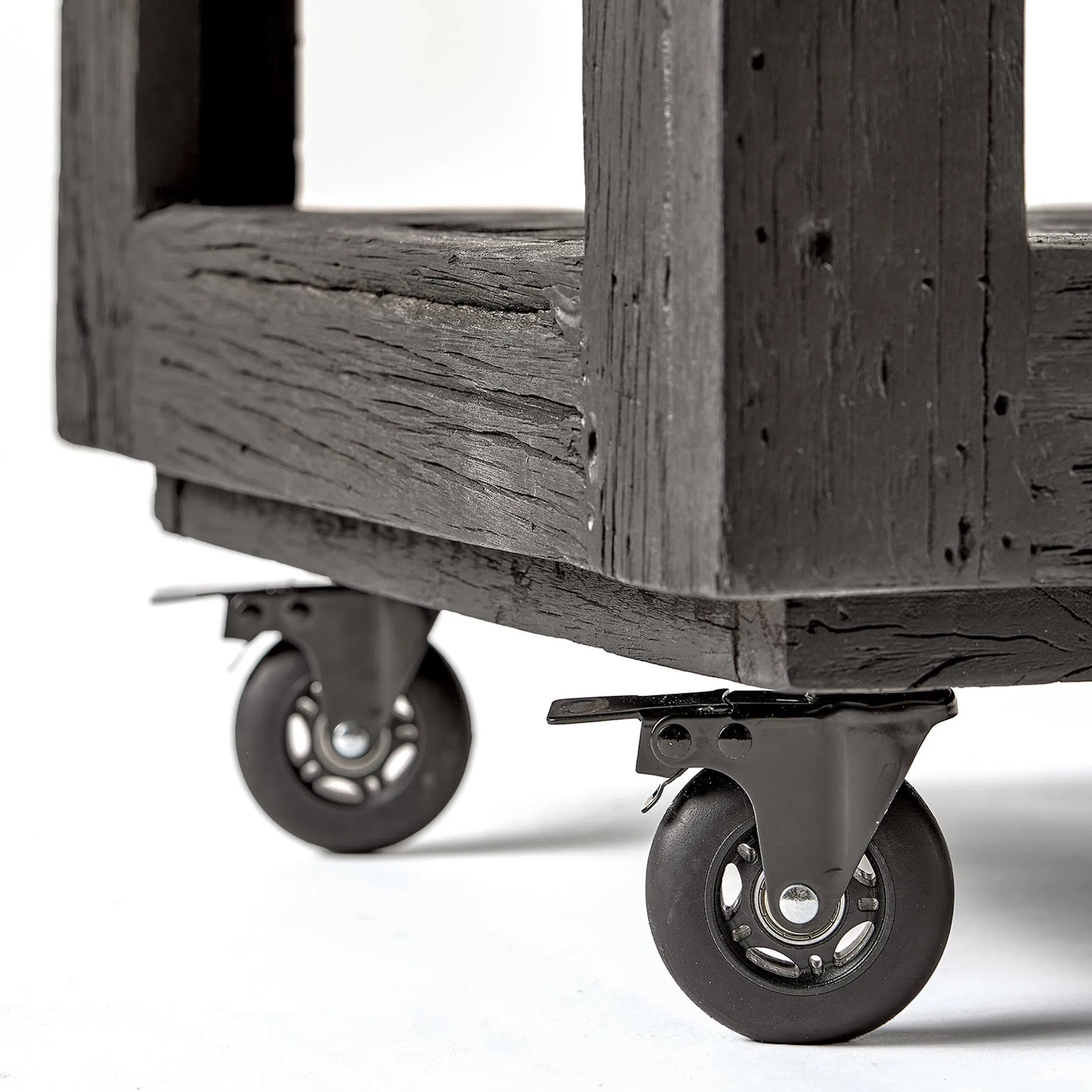 Toscana Console Table by Regina Andrew in black and black. Made from reclaimed wood in a unique style.