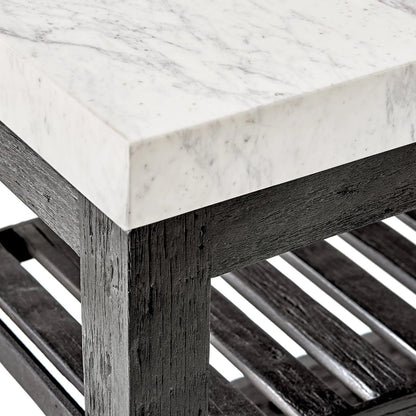 Toscana Console Table by Regina Andrew in black and black. Made from reclaimed wood in a unique style.
