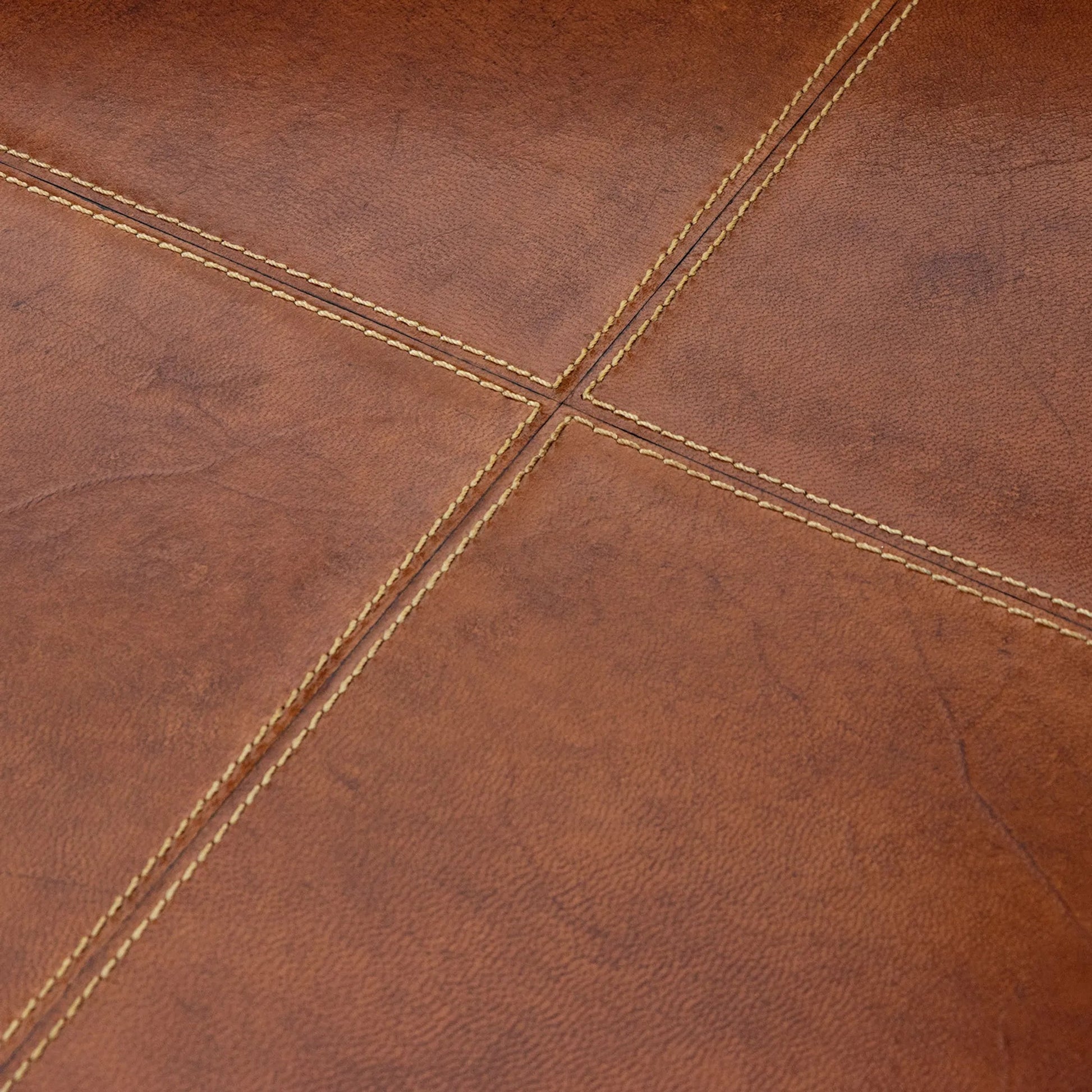 Gabe Leather Accent Table by Regina Andrew. Made from leather in a unique style.