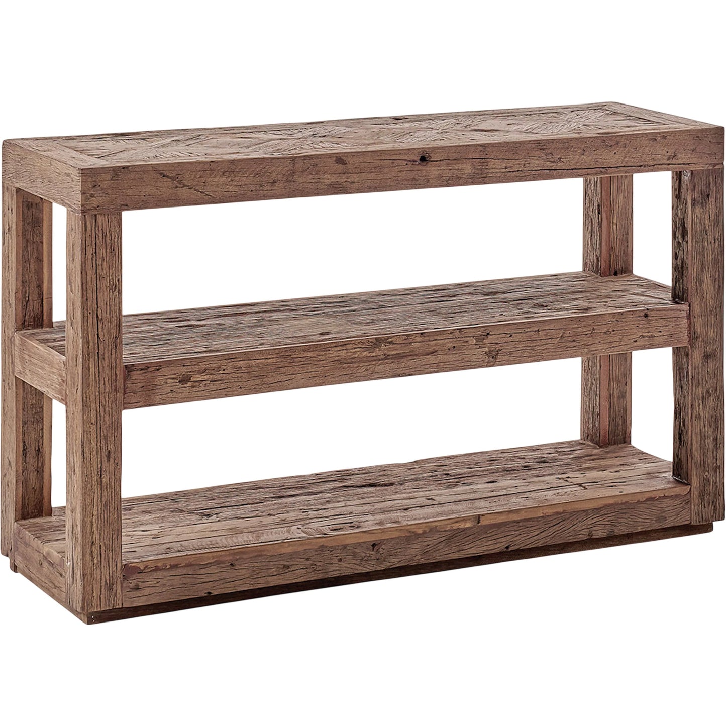 002 SI-2629038 | Primary Silo | Carson Wood Console Table by Regina Andrew in brown and brown. Made from reclaimed wood in a unique style.