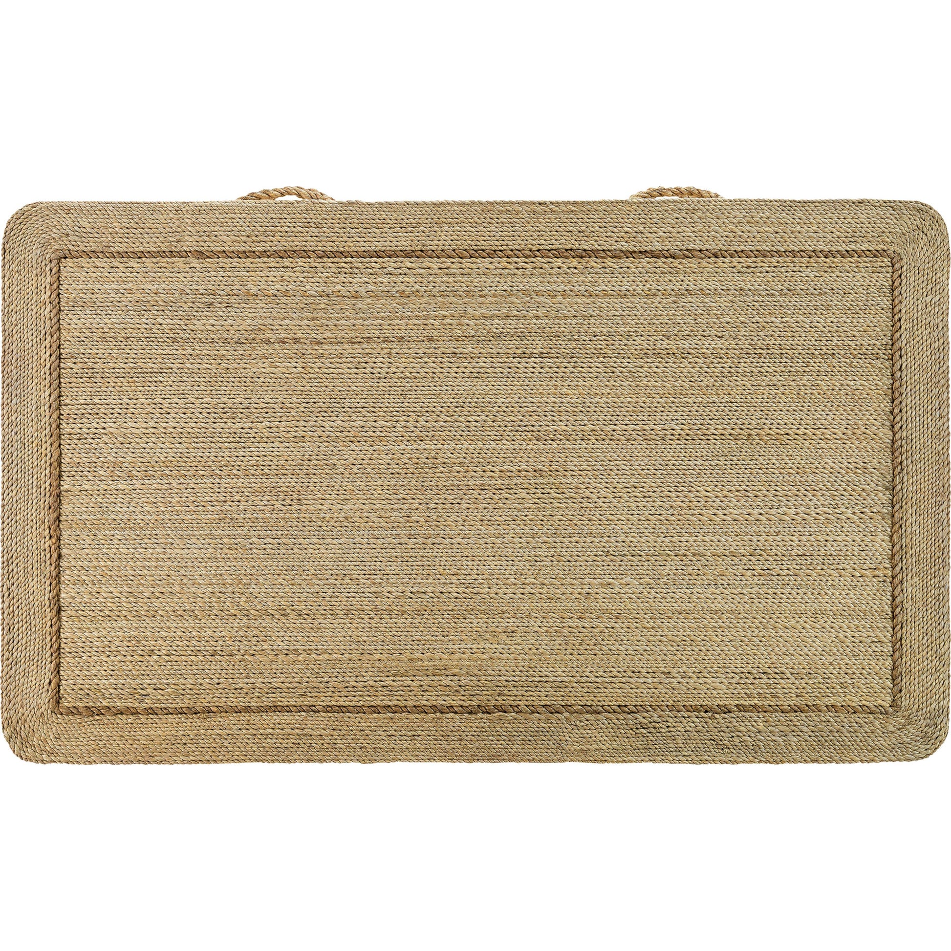 Kaipo Chest by Currey and Company. Made from abaca rope, wood in a coastal style.