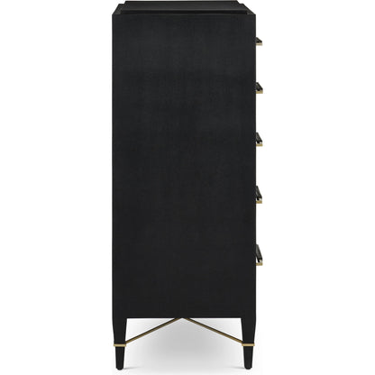 Verona Five-Drawer Chest by Currey and Company. Made from unique in a traditional style.