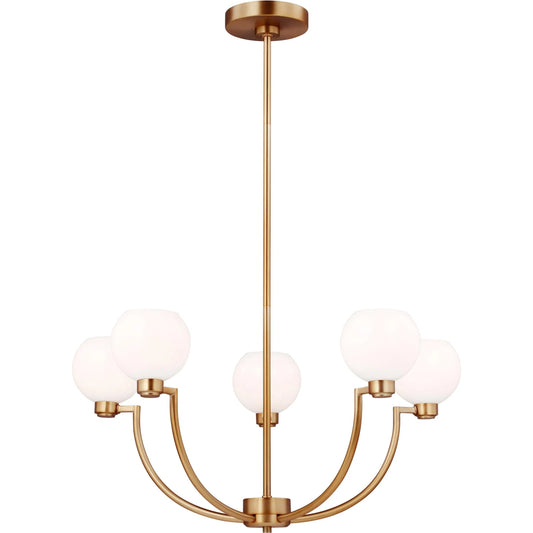 Derek Five Light Chandelier by Visual Comfort & Co.. Made from steel in a unique style.