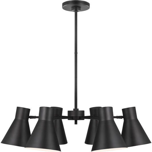 Chet Six Light Chandelier by Visual Comfort & Co.. Made from steel in a unique style.